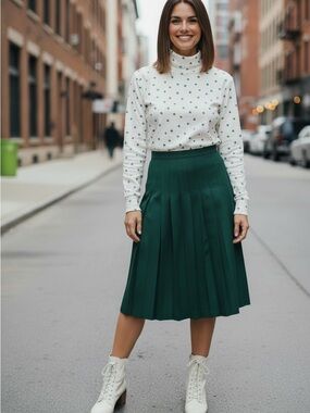 Vintage Duofold Shamrock Turtleneck